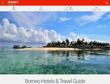 Tablet Screenshot of borneo-hotels.com